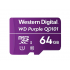 Memoria Flash Western Digital WD Purple SC QD101, 64GB MicroSDHC Clase 10  1