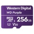Memoria Flash Western Digital WD Purple, 256GB MicroSDXC V30 Class 3 (U3), para Videovigilancia  1
