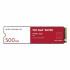 SSD WD RED SN700 NVMe, 500GB, M.2, 2600 MB/s Escritura, 3430 MB/s Lectura, PCI Express 3.0  1