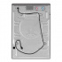 Whirlpool Lavadora de Carga Frontal 7MWFW5605MC, 23kg Lavado, Gris  5