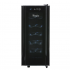 Whirlpool Enfriador de Vinos C2001, con 1 Zona de Temperatura, 5 Estantes, 12 Botellas, 127V, Negro