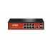 Switch Wi-Tek Gigabit Ethernet PMS310GF-ALIEN, 8 Puertos PoE Pasivo 10/100/1000Mbps + 2 Puertos SFP, 20 Gbit/s, 8.000 Entradas - Administrable  1