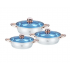 Worldconnect Batería de Cocina SZ6CH, Acero Inoxidable, 6 Piezas