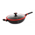 Worldconnect Sartén WCM34, Antiadherente, Aluminio, Rojo  1