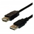 X-Case Cable USB A Macho - USB A Hembra, 1 Metro, Negro  1