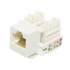 X-Case Jack Categoría 5e UTP Tipo Keystone, RJ-45, Blanco, 10 Piezas  1