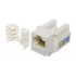 X-Case Jack de Red Cat6 UTP, RJ-45, Blanco, 1 Pieza  1
