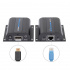 X-Case Kit Extensor HDMI Cat6/6a/7, hasta 50 Metros, Negro  6