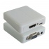 X-Case Adaptador HDMI Hembra - VGA/3.5mm Hembra, Blanco