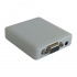 X-Case Adaptador HDMI Hembra - VGA/3.5mm Hembra, Blanco - Imagen adicional 2