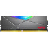 Memoria RAM XPG SPECTRIX D50 RGB Titanio DDR4, 4133MHz, 8GB, Non-ECC, CL19, XMP, Gris  1