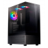 Gabinete XPG Invaderx Mini, Mini-Tower, ATX/Micro-ATX, USB 3.0, sin Fuente, 5 Ventiladores Instalados, Negro ― Daños mayores pero funcional (garantía 90 días)