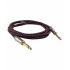 XSS Cable AUX 6.3mm Macho - 6.3mm Macho, 3 Metros, Negro/Rojo  2