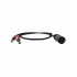 XSS Cable AUX 2x 6.3mm Macho - XLR Macho, 90cm, Negro  3