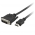 Xtech Cable HDMI Macho - DVI-D Macho, 3.3 Metros, Negro  1
