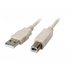 Xtech Cable USB A Macho - USB B Macho, 1.82 Metros, Blanco  1