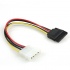 Xtech Cable de Poder Molex (4-pin) Macho - SATA Hembra, 15cm  1