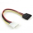 Xtech Cable de Poder Molex (4-pin) Macho - SATA Hembra, 15cm  1