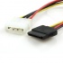 Xtech Cable de Poder Molex (4-pin) Macho - SATA Hembra, 15cm  2