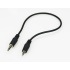 Xtech Cable 2.5mm Macho - 3.5mm Hembra, 25cm, Negro  1