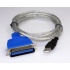 Xtech Cable USB 2.0 - Paralelo, 1.8 Metros, Transparente  1