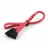 Xtech Cable SATA con Conector de Ángulo Macho - Macho, 50cm, Rojo  1