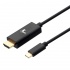 Xtech Cable USB C Macho - HDMI Macho, 1.8 Metros, Negro  1