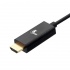 Xtech Cable USB C Macho - HDMI Macho, 1.8 Metros, Negro  2