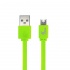 Xtech Cable USB A Macho - Micro USB B Macho, 1 Metro, Verde  1