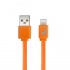 Xtech Cable de Carga Lightning Macho - USB A Macho, 1 Metro, Naranja, para iPod/iPhone/iPad  1