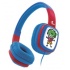 Xtech Audífonos para Niños XTH-350BL, Alámbrico, 1 Metro, 3.5mm, Azul/Rojo  1