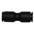 XTralis Conector Recto VSP-1002, 4mm a 4mm, Negro