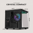 Gabinete Xtreme PC Gaming Crystal Compact, Mini-Tower, Micro-ATX/Mini-ITX, USB 2.0/3.0, con Fuente de 500W, 3 Ventiladores Instalados, Negro - Imagen adicional 6