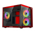 Gabinete Xtreme PC Gaming CDXT3700RD, Mini-Tower, Micro-ATX/Mini-ITX, USB 2.0/3.0, sin Fuente, 3 Ventiladores Instalados, Rojo