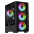 Gabinete Xtreme PC Gaming CDXT4900BK, Mini-Tower, Micro-ATX/Mini-ITX, USB 2.0/3.0, con Fuente de 600W, 4 Ventiladores Instalados, Negro