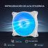 Ventilador Xtreme PC Gaming Air Force, 3x 120mm, 1500RPM, ARGB, Blanco  5