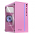 Gabinete Xtreme PC Gaming CXT100IIPK, Micro-Tower, Micro-ATX/Mini-ITX, USB 2.0/3.0, sin Fuente, 1 Ventilador Instalado, Rosa   5