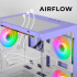 Gabinete Xtreme PC Gaming Crystal Hive, Mini-Tower, Micro-ATX/Mini-ITX, USB 2.0/3.0, sin Fuente, 5 Ventiladores Instalados, Morado - Imagen adicional 7