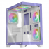 Gabinete Xtreme PC Gaming Crystal Hive, Mini-Tower, Micro-ATX/Mini-ITX, USB 2.0/3.0, sin Fuente, 5 Ventiladores Instalados, Morado/Blanco