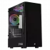 Gabinete Xtreme PC Gaming MG-36009, Mini-Tower, Micro-ATX/Mini-ITX, USB 2.0/3.0, sin Fuente, 3 Ventiladores Instalados, Negro  1
