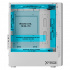 Gabinete Xtreme PC Gaming NYX, Mini-Tower, Micro-ATX, USB 2.0/3.0, sin Fuente, 3 Ventiladores Instalados, Blanco  4
