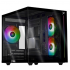 Gabinete Xtreme PC Gaming Crystal Cube, Mini-Tower, Micro-ATX/Mini-ITX, USB 2.0/3.0, sin Fuente, 3 Ventiladores Instalados, Negro