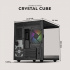 Gabinete Xtreme PC Gaming Crystal Cube, Mini-Tower, Micro-ATX/Mini-ITX, USB 2.0/3.0, sin Fuente, 3 Ventiladores Instalados, Negro - Imagen adicional 6