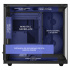 Gabinete Xtreme PC Gaming Crystal Cube, Mini-Tower, Micro-ATX/Mini-ITX, USB 2.0/3.0, sin Fuente, 3 Ventiladores Instalados, Negro - Imagen adicional 3