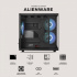 Gabinete Xtreme PC Gaming Alienware Edition, Mini-Tower, Micro-ATX/Mini-ITX, USB 2.0/3.0, sin Fuente, 3 Ventiladores Instalados, Negro - Imagen adicional 5