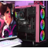 Gabinete Xtreme PC Gaming D.VA, Midi-Tower, ATX/Micro-ATX/Mini-ITX, USB 2.0/3.0, sin Fuente, 4 Ventiladores Instalados, Rosa  8