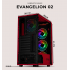 Gabinete Xtreme PC Gaming Evangelion 02 Edition, Full Tower, ATX/EATX/Micro-ATX/Mini-ITX, USB 2.0/3.0, sin Fuente, 4 Ventiladores Instalados, Rojo  6