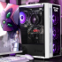 Gabinete Xtreme PC Gaming CXTEV8WT, Midi-Tower, ATX/Micro-ATX/Mini-ITX, USB 2.0, sin Fuente, 4 Ventiladores Instalados, Blanco - Imagen adicional 2