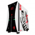 Gabinete Xtreme PC Gaming Evangelion, Midi-Tower, ATX/Micro-ATX/Mini-ITX, USB 3.0, sin Fuente, sin Ventiladores Instalados, Negro/Blanco   1
