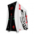 Gabinete Xtreme PC Gaming Evangelion, Midi-Tower, ATX/Micro-ATX/Mini-ITX, USB 3.0, sin Fuente, sin Ventiladores Instalados, Negro/Blanco  1